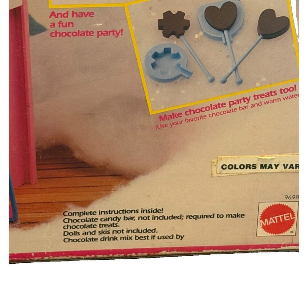 NEW SEALED IN BOX Vintage Barbie Chocolate Shop 1990 Play Set 3814/71 - Picture 13 of 16